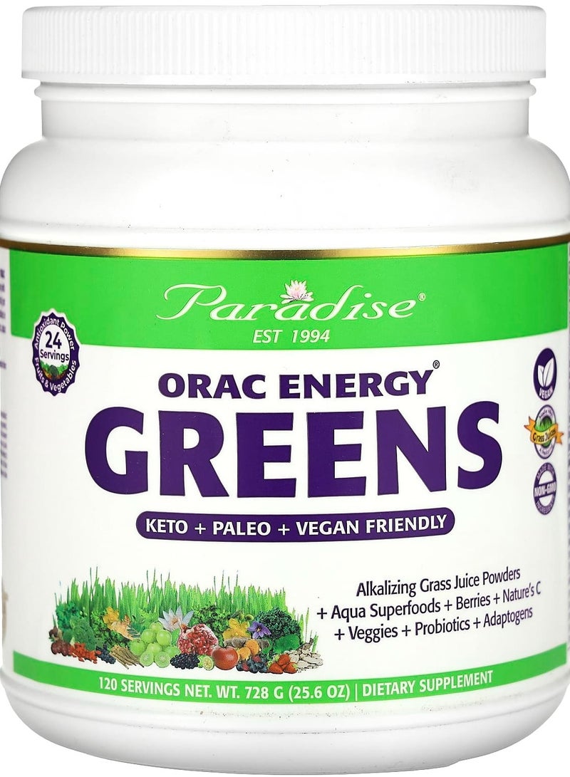 Paradise Herbs ORAC Energy Greens, 25.6 oz (728 g)