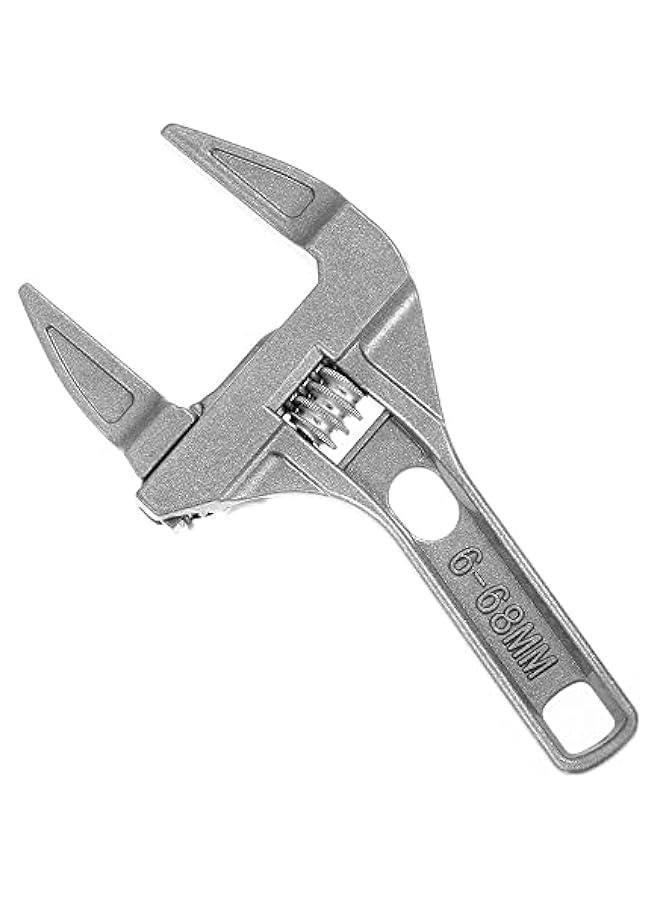 Wrench Short Shank 6-68 mm Large Openings Bathroom Aluminum Alloy Spanner Wrenches Repair Tool for Washbasin,Tube,Nut Disassembly.  - Image 1