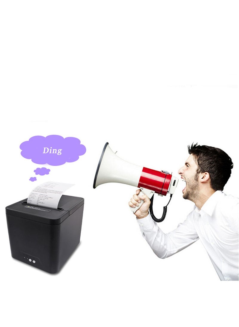 Furtey Thermal Receipt Label Printer ,  HD High Speed USB Receipt Printer , Suitable for Cashier Receipt or Restaurant Price Printing , 80mm Paper Width for Shipping Postage Barcodes Labels Printing - Image 4