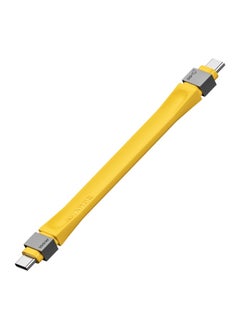 SHARGE SHARGE SL017 Flashadow Data Cable 10Gbps Data Transfer 100W Fast Charging  Type C to C 0.14m USB 3.1 Gen 2 Ultra-Portable Silicone Built to Last Multi-Device Compatibility iPhone  - Image 3