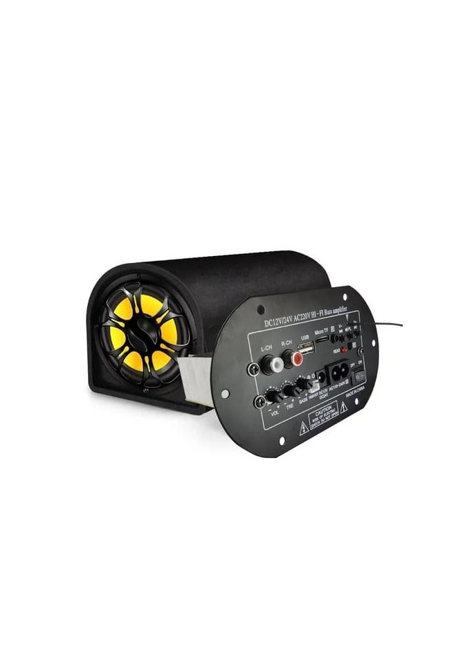 Generic 6-inch active car audio subwoofer 600W big power 4-ohm 12V stereo modified universal tunnel car subwoofer  - Image 3