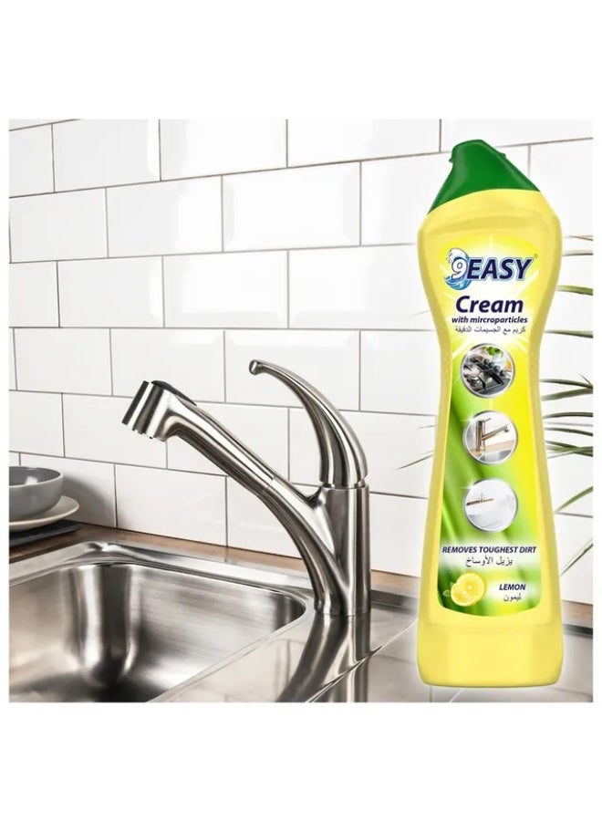 9 إيزي كريم التنظيف مع جزيئات دقيقة لإزالة أصعب الأوساخ 500 مل - Image 2