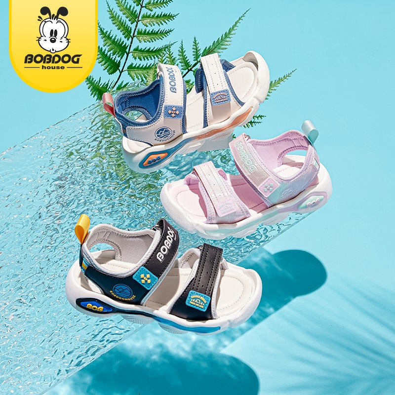 Babudou Kidsren'S Shoes Kidsren'S Sandals Girls Soft Bottom Non-Slip Cartoon Small And Medium-Sized Girls Beach - Image 3