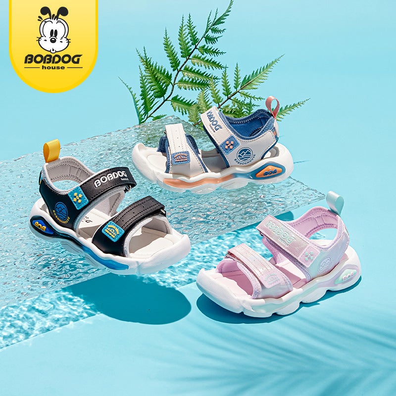 Babudou Kidsren'S Shoes Kidsren'S Sandals Girls Soft Bottom Non-Slip Cartoon Small And Medium-Sized Girls Beach - Image 5
