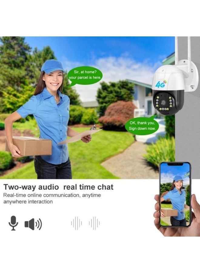 Generic 3MP Outdoor WiFi Security Camera with 4G LTE, IP66 Waterproof, Two-Way Audio – V380 App Compatible - Image 5