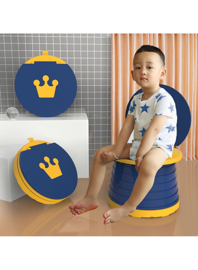 Toddler Potty Training Seat Portable Travel Potty Chair Toilet Foldable Kids Toilet Seat for Boys or Girls - Image 1
