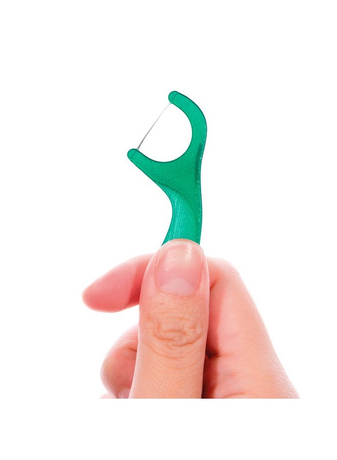 GUM Professional Clean Floss Picks - Extra Strong Shred-Resistant Floss, Easy Grip Handle - Dental Flossers for Adults - Fresh Mint Flavor, 150ct - Image 3