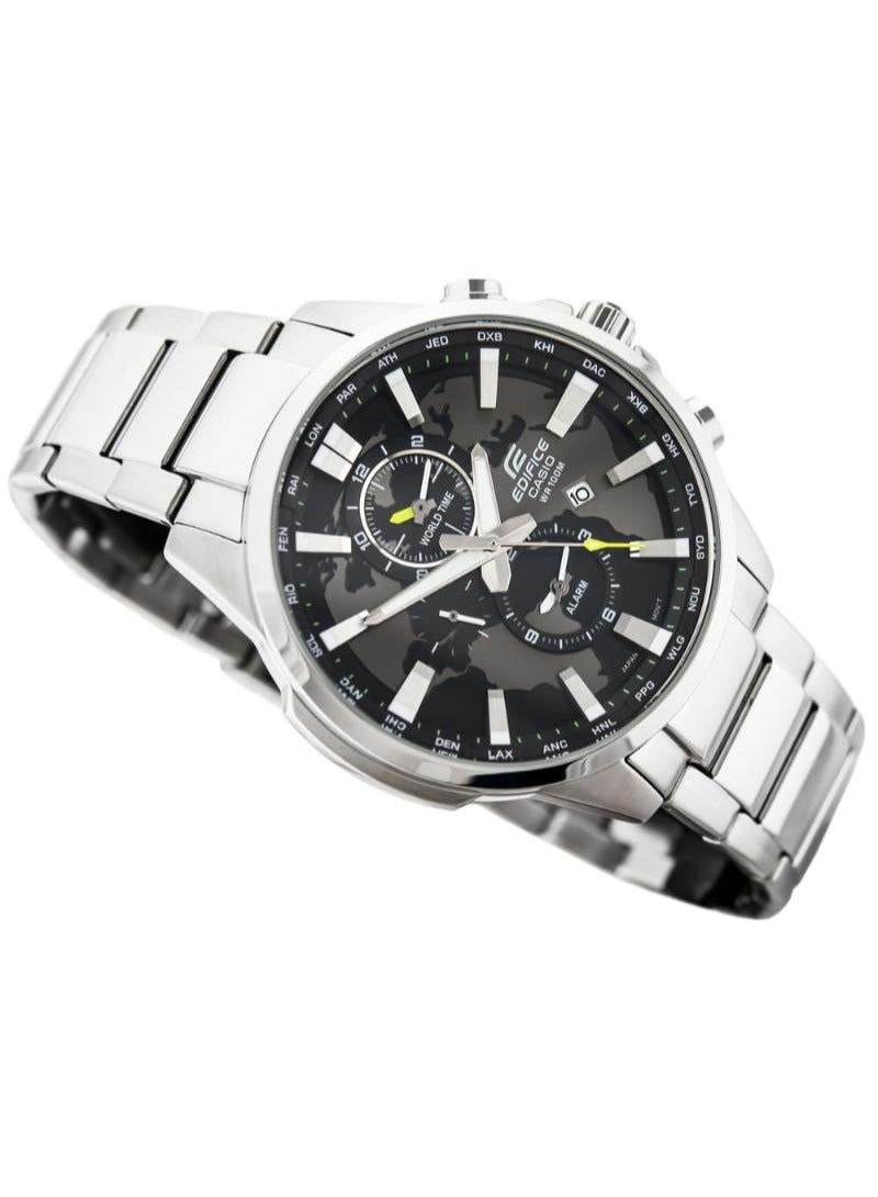 Casio Edifice Men's Black Dial Analog Watch - EFR-303D-1AVUDF (EX295) - Image 2