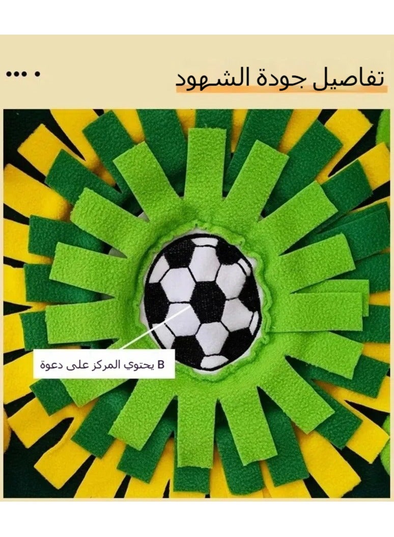 general Sniff Mat Cat Hidden Food Mat Pet Training Mat Sniff Self-hi Decompression Dog Soccer Field Educational Toys - Image 2