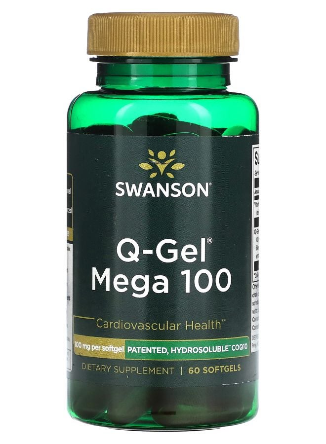 SWANSON Q-Gel Mega 100 100 mg 60 Softgels - Image 1