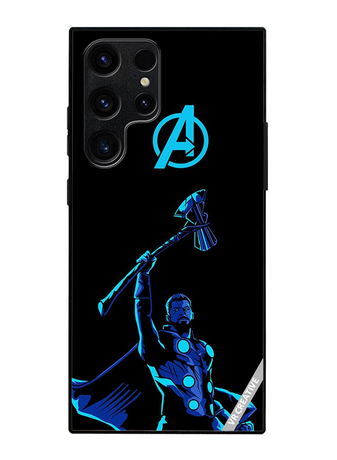 Protective Case Cover For Samsung Galaxy S25 Ultra Avengers Thor Design Multicolour