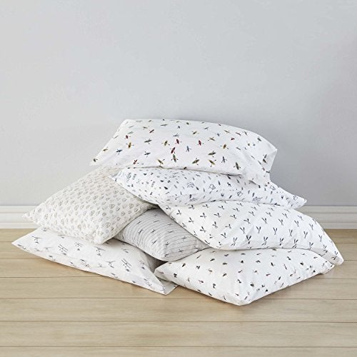 Eddie Bauer - Queen Sheets, Cotton Percale Bedding Set, Crisp & Cool Home Decor (Campout Dark Blue, Queen) - Image 2