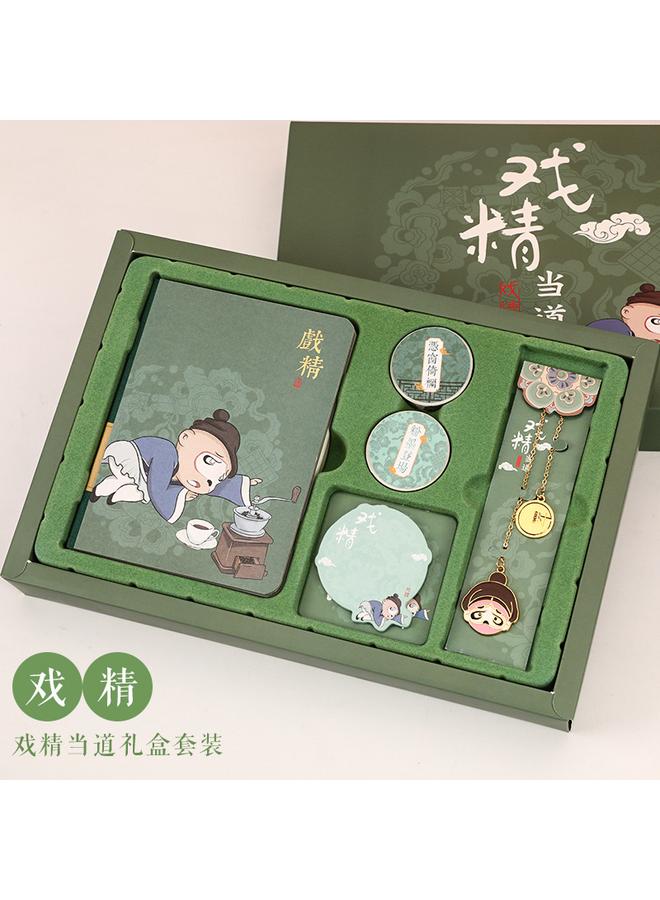 Bluejw Creative Hand Account Gift Box Suit Play Fine Post-it Notes Bookmark Gift Funny Cute Stationery Goddess Hand Account - Image 1