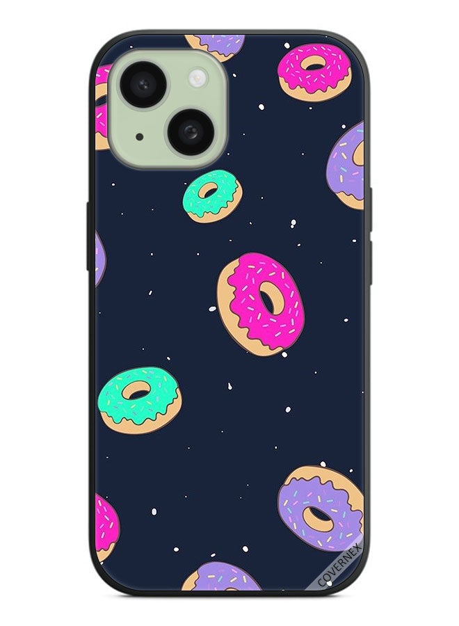 Covernex Protective Case Cover For Apple iPhone 15 Plus Donuts - Image 1