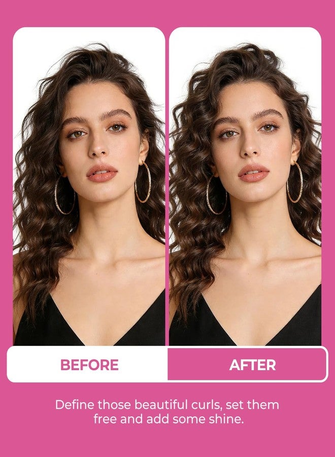 JVR Curl Cream for Curly Hair 2-in-1 Curl Defining Cream, Hydrating, Styling with Coconut Oil,Vitamin E, Anti Frizz-Heat Protectant for High-Definition Curls, Bounce & Shine For All Curly Types 7.05oz - Image 4