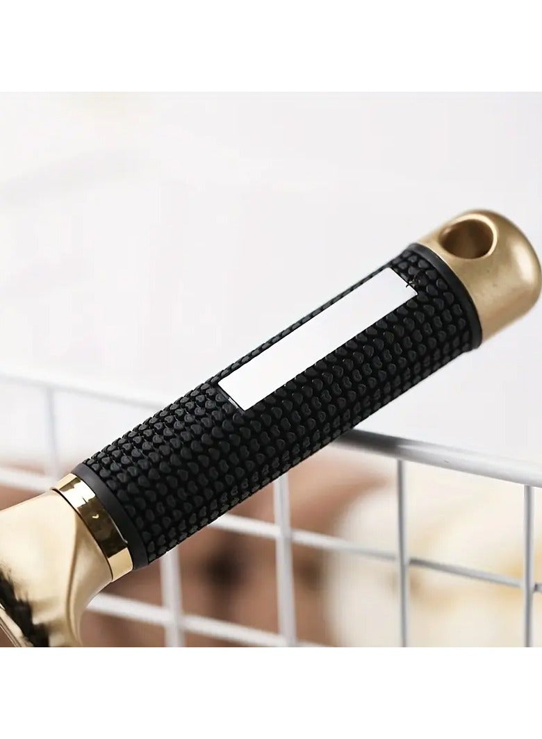 Goolsky Luxurious Large Curved Detangling Hair Brush - Gentle Scalp Massager, Hollow Out Design, Easy Styling Comb for Smooth, Tangle-Free Hair - Perfect for Daily Use - Image 3