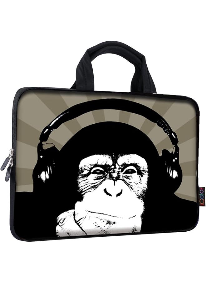 erorex - 9.7 10 10.1 10.2 Inch Neoprene Tablet Bag Carring Case Sleeve Cover With Handle For 10 Tablet Case Laptops Notebook Ebooks Kids Tablet Ipad Chimpanzee Icb10 9 - Image 1