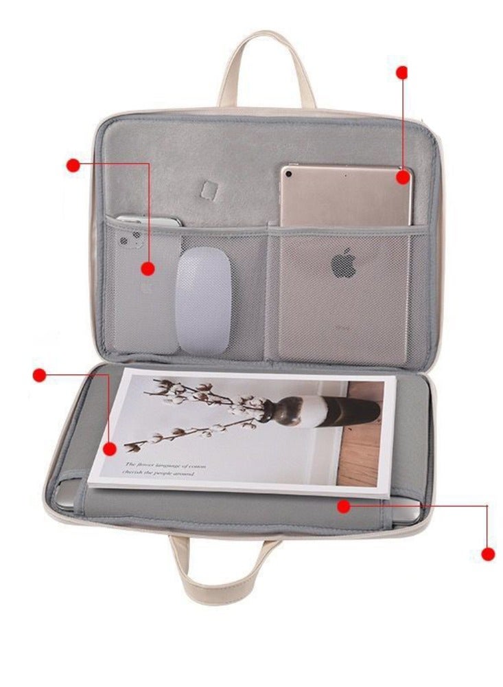 حقيبة كمبيوتر محمول مقاس 13/14/15/15.6 بوصة، حقيبة كمبيوتر محمول متعددة الوظائف ذات سعة كبيرة لأجهزة الكمبيوتر المحمولة مقاس 15.6 بوصة من Notebook، باللون الوردي Black Pink Bear - Image 2