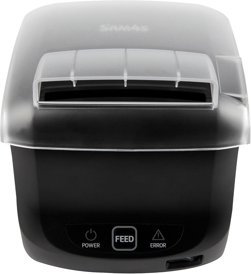 SAM4s GIANT100 Compact 3 Thermal POS Printer USB Serial Ethernet Splash Cover Included Black