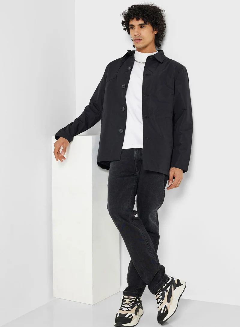 BRAVE SOUL Brave Soul Mens Padded Polyester Mac