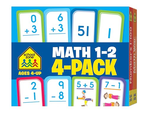 Math 12 Flash Card 4Pack