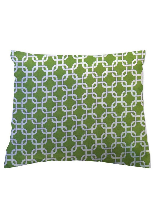 SHEETWORLD.COM SheetWorld Toddler Pillow Case, 100% Cotton Woven 13 x 17, Citrus Links, Made in USA - Image 1