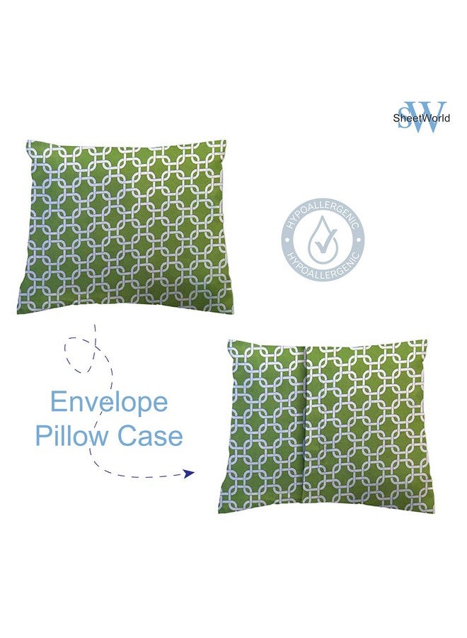 SHEETWORLD.COM SheetWorld Toddler Pillow Case, 100% Cotton Woven 13 x 17, Citrus Links, Made in USA - Image 5