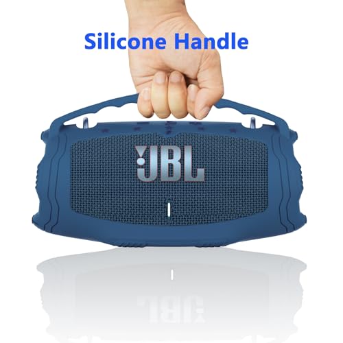 JCHPINE Silicone Cover Case for JBL Xtreme 4 Portable Bluetooth Speaker, Protective Skin Holder for JBL Xtreme 4 Portable Bluetooth Speaker Accessories (Only Case) (Blue) - Image 3