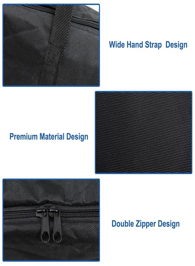 Delixike BBQ Tool Storage Bag, Heavy Duty Tools Bag, 600D Oxford Cloth, Outdoor Grill Accessories Bag for Camping Picnic Trip (22X5X8Inch) - Image 4