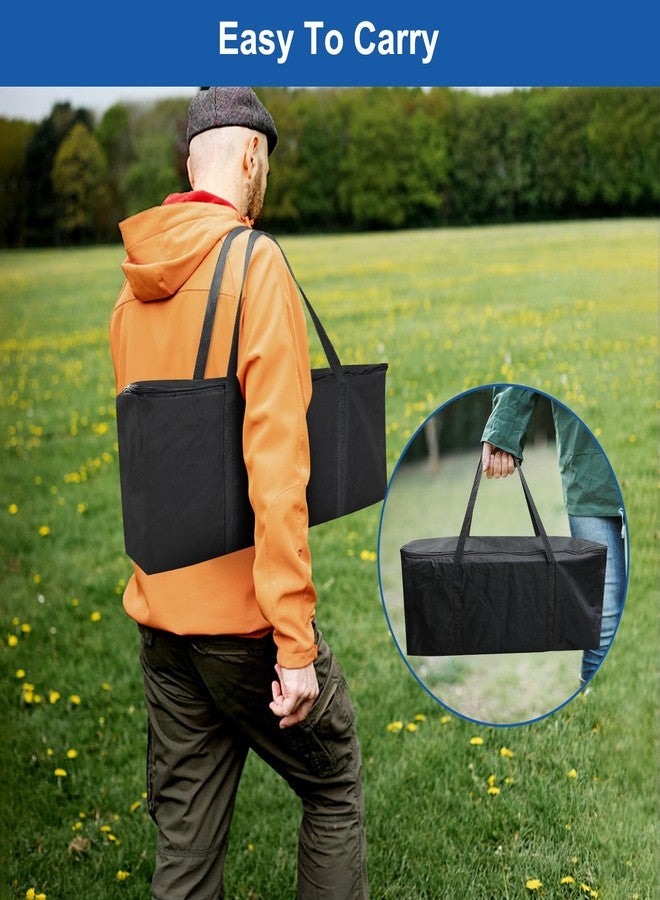 Delixike BBQ Tool Storage Bag, Heavy Duty Tools Bag, 600D Oxford Cloth, Outdoor Grill Accessories Bag for Camping Picnic Trip (22X5X8Inch) - Image 3