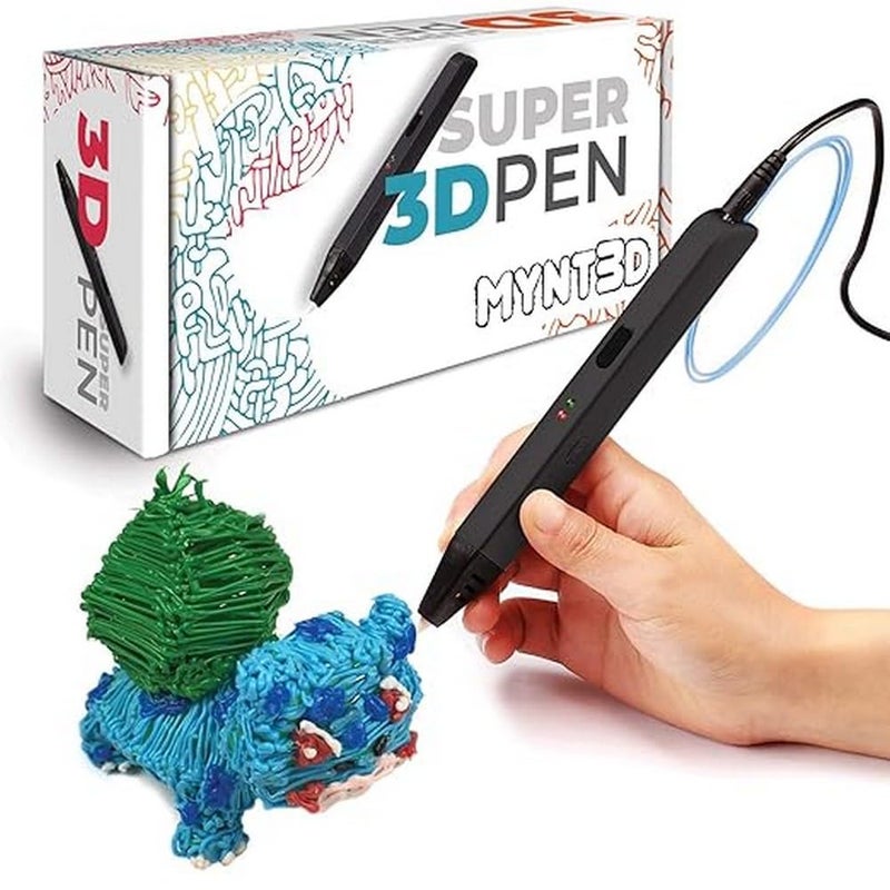 MYNT3D قلم 3D سوبر MYNT3D، قلم طباعة ثلاثي الأبعاد متوافق مع 1.75 مم ABS و PLA - Image 1
