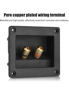 Generic 2 Way Speaker Box Terminal Cup Binding Post, Power Speaker Screw-in Terminal Plates, Subwoofer Plug Acoustic Components for HiFi Speaker, Speaker Terminal Box for DIY Home Speaker Kits  - Image 2