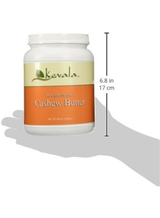 Kevala Cashew Butter - 3.5 lb - 1587 g - No Sugar Added - Spreadable Butter - Roasted Cashew Nuts Spread - Creamy - Lactose Free - Gluten Free - Vegan - Image 5