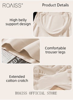 roaiss Comfortable and Supportive Maternity Leggings for Plus Size Women High Waisted Seamless Design with Belly Support Anti Slip Features Relieves Waist Pressure Elastic and Skin Friendly Fabric  - Image 5