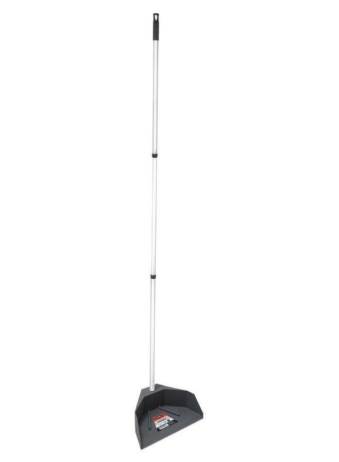 Superio Silicone Dust Pan with Handle Lobby Dustpan with Long Handle Stand Up Dustpan, 48" 3-Part Long Handle, by Superio - Image 1