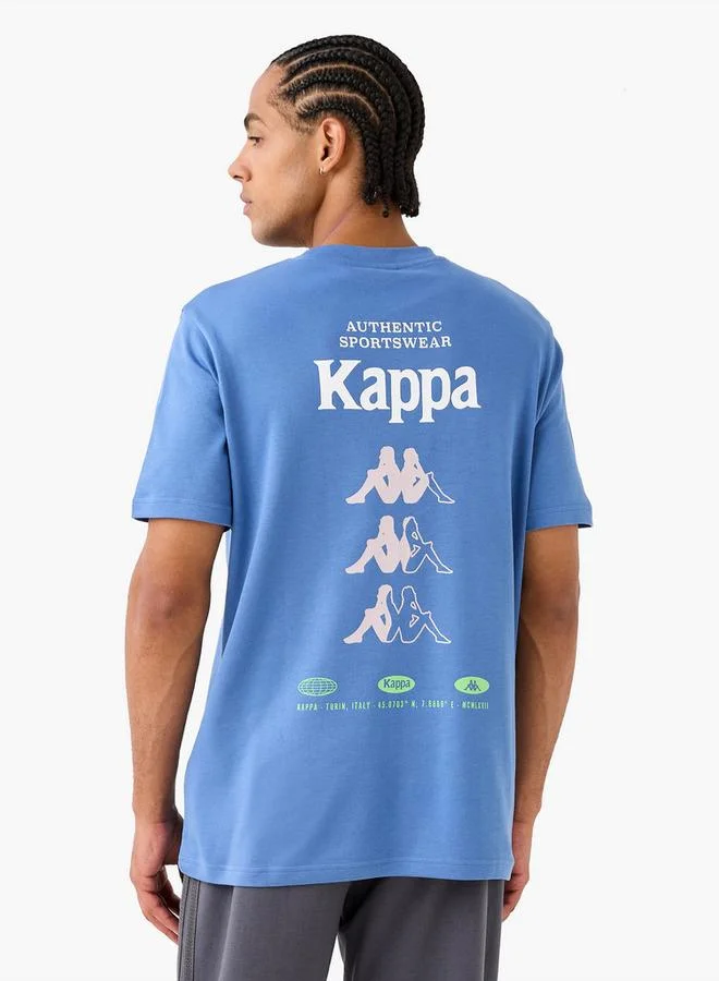 Kappa Relaxed Fit Logo Print Crew Neck T-shirt