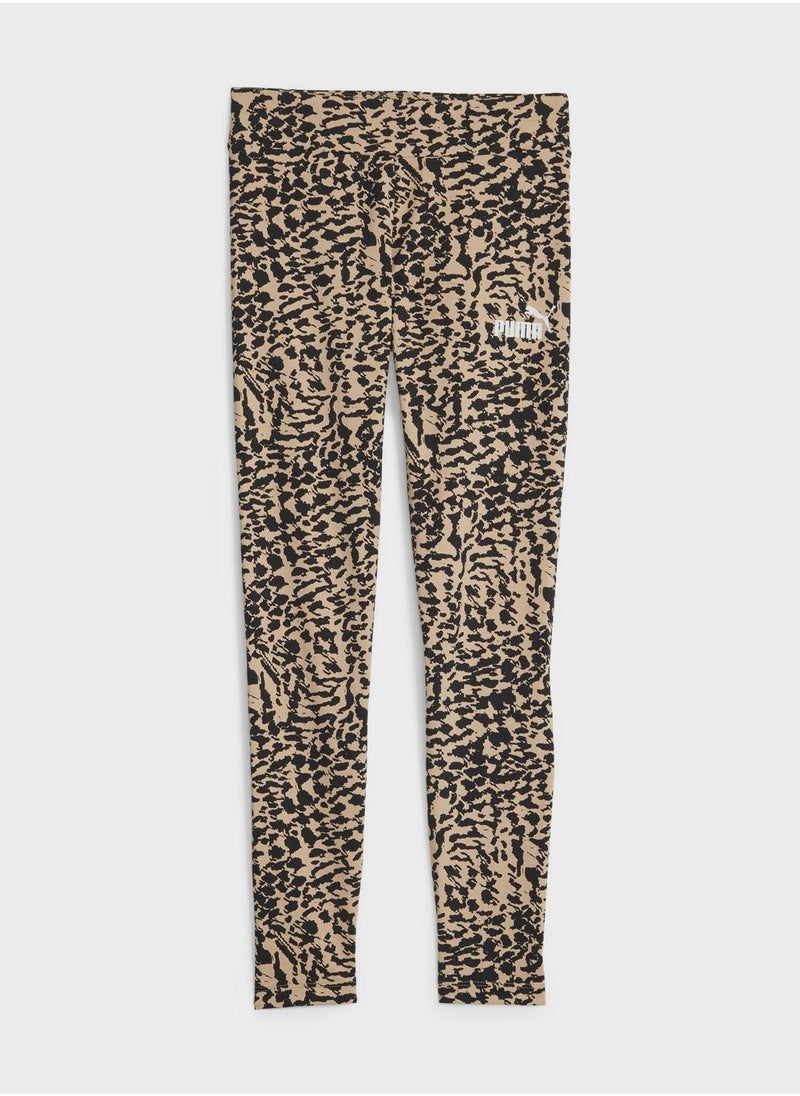 PUMA - Kids Essential Animal Aop Leggings - Image 1