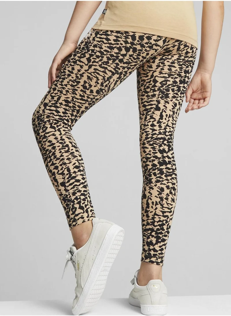 PUMA Kids Essential Animal Aop Leggings