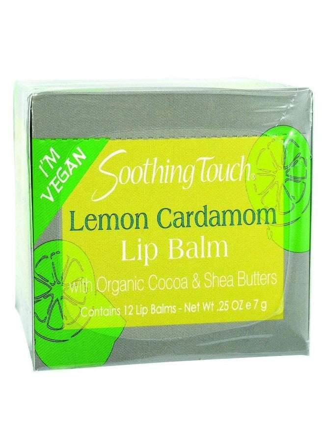 Soothing Touch Vegan Lip Balm, Lemon Cardamom, 0.25 Ounce - Image 2