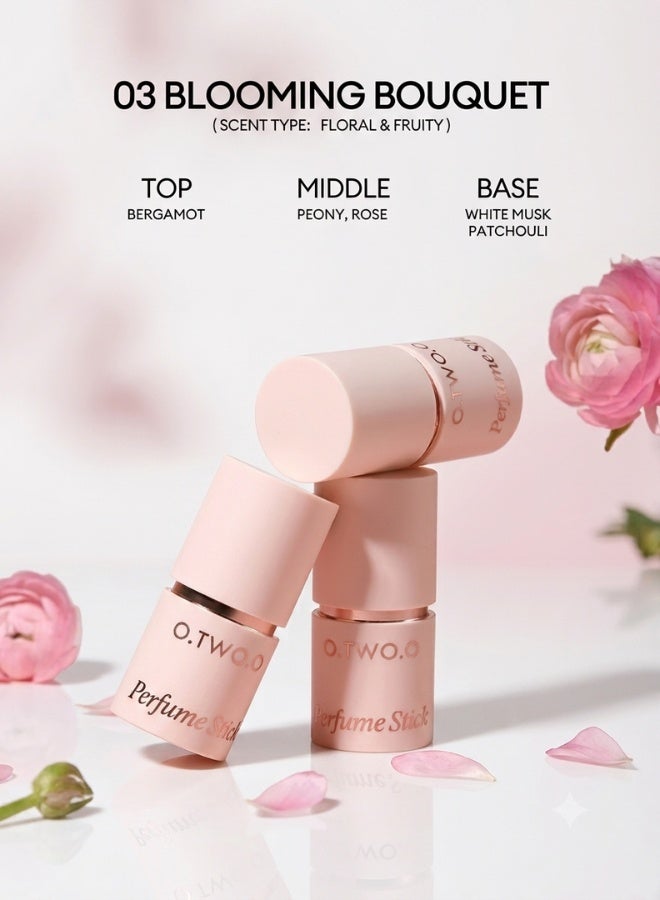 OTWOO Blooming Bouquet 03 Perfume Stick 3 3 g Solid Perfume Long Lasting Floral Fragrance Portable Travel Perfume For Women - Image 1