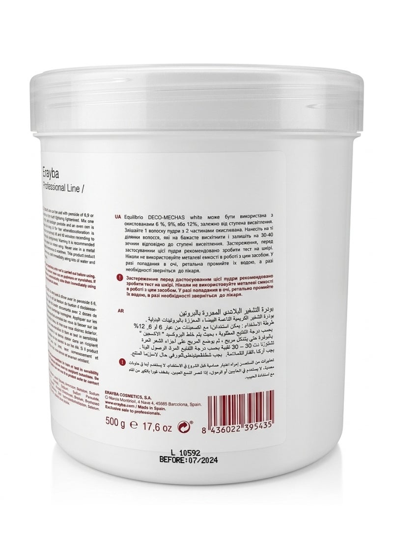 Erayba White Powder for Bleaching Hair 500 gm - Image 2