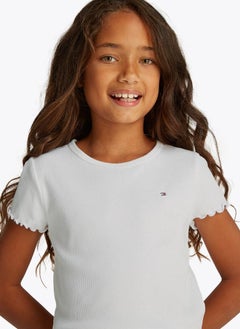 TOMMY HILFIGER Kids Essential Rib Top  - Image 3