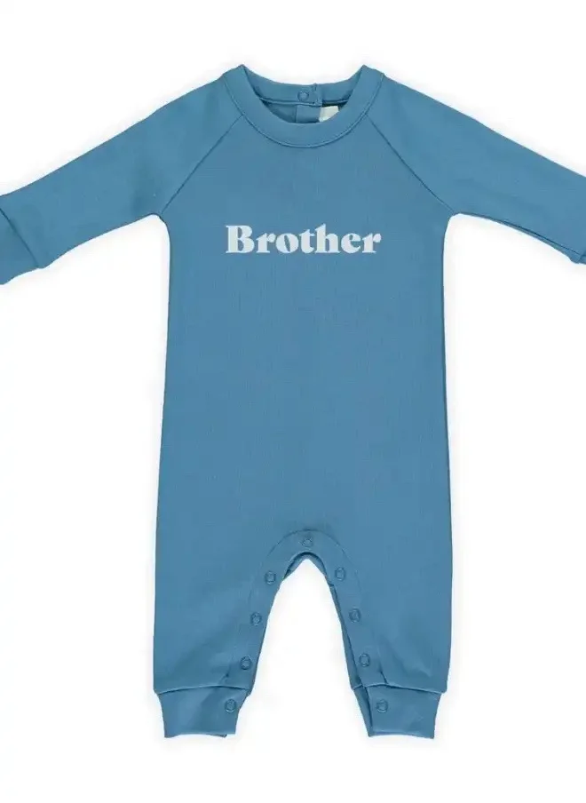Bob & Blossom Sailor Blue 'Brother' All in One 0-3