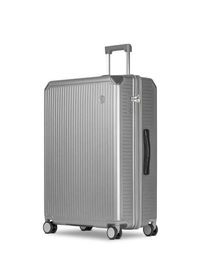 Echolac Shogun 79cm 4 Double Wheel Check-In Luggage Trolley - Silver  - Image 4