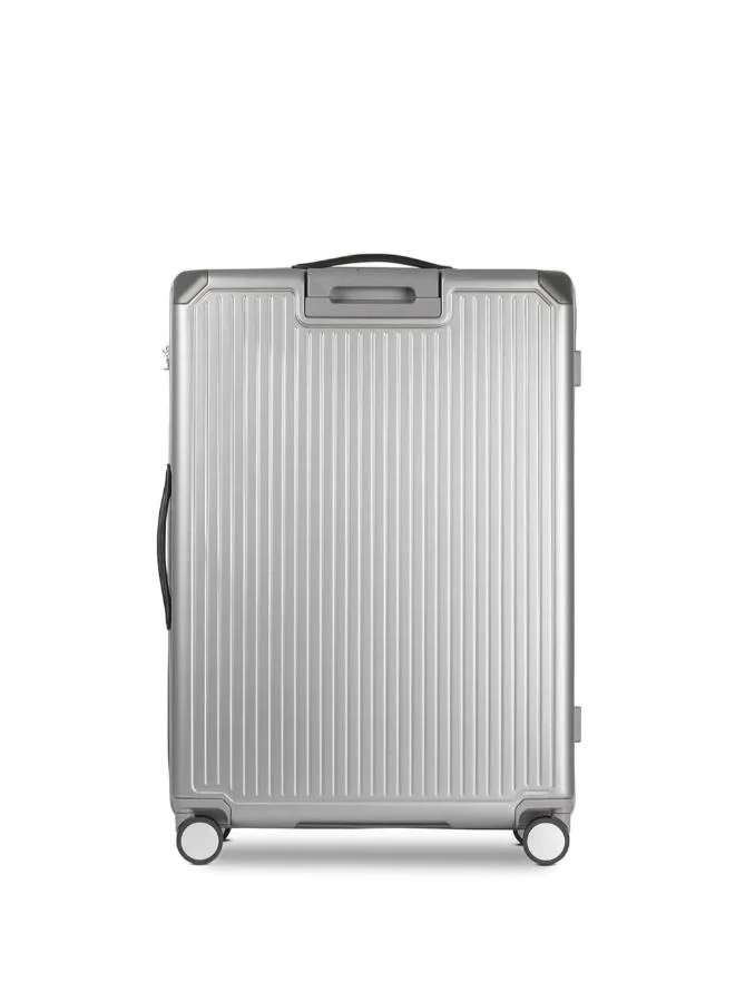 Echolac Shogun 79cm 4 Double Wheel Check-In Luggage Trolley - Silver