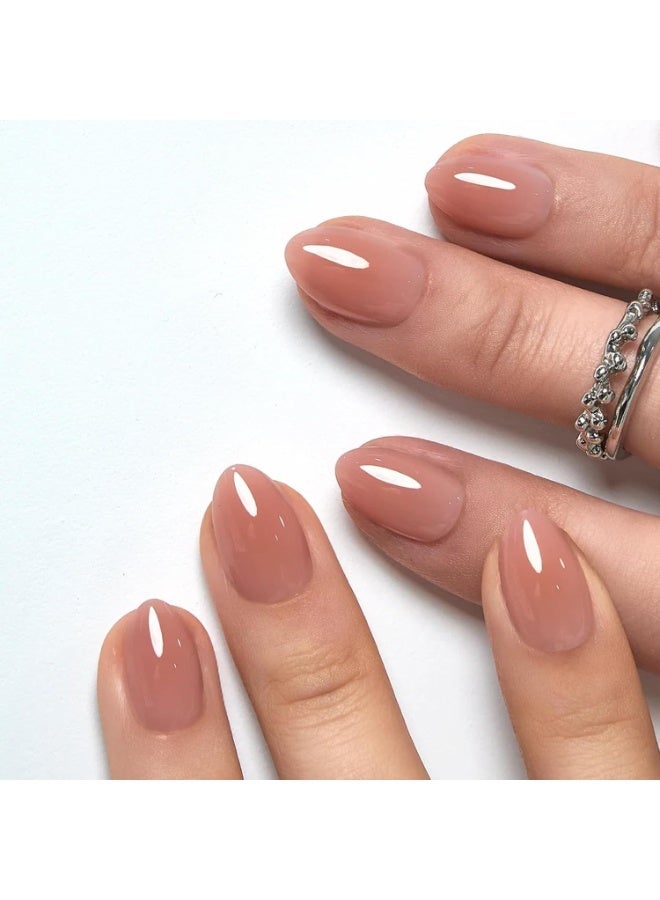 Extra Short Oval Soft Gel Press On Nails Kit 120 Pieces in 12 Sizes - Image 3