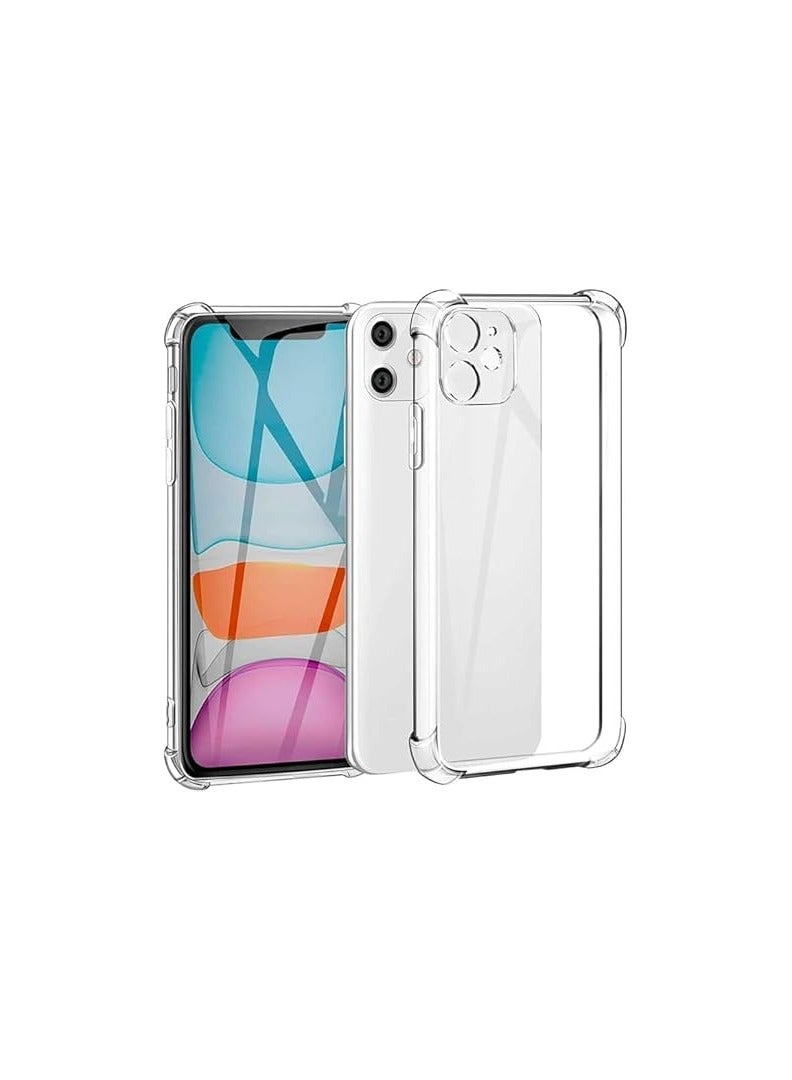 Protective Shock Absorption Bumper soft Transparent Armor Case For Apple iPhone (11) - Image 1