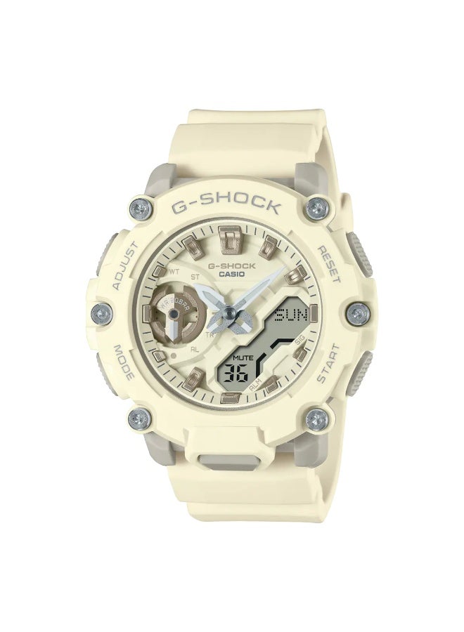 Casio G-Shock Analog-Digital Wrist Watch for Men/Women, Off-White - Image 1