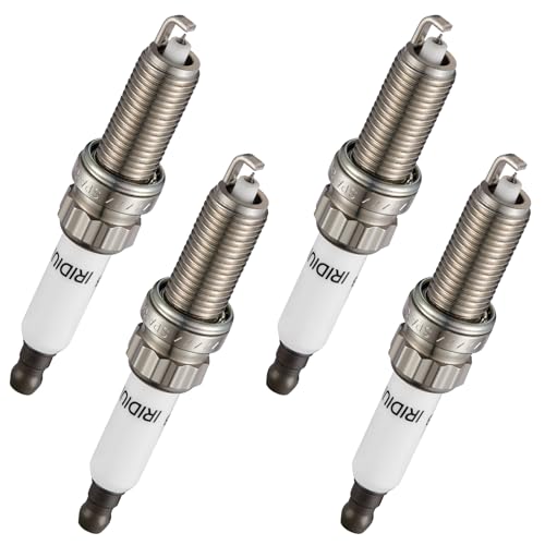 BDFHYK Iridium Spark Plugs 97968 Compatible with 2007 2008 2009 2010 2011 2012 2013 2014 2015 Mini Cooper Countryman Cooper Paceman 1.6L L4 Replacement for ILZKBR7B8G 5843 596092 596093 90223 Set of 4 - Image 1