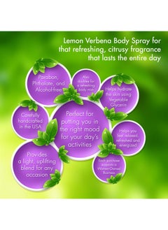 Eclectic Lady Eclectic Lady Body Spray for Women, 2 Oz Lemon Verbena Body Mist with Long-Lasting Fragrance, Fresh, Wonderful Scent for Spring & Summer, Floral & Fruity Perfume for Women with Orange, Daily Use  - Image 3